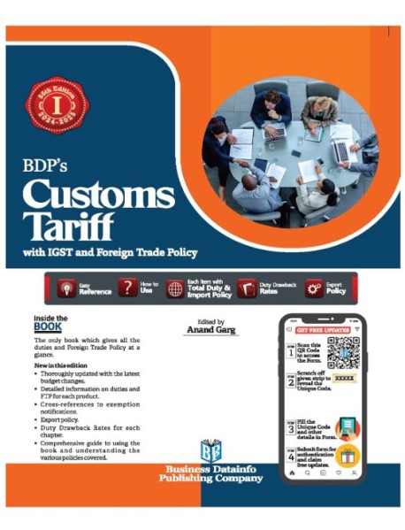 BDP's Customs Tariff with IGST and Foreign Trade Policy in 3 Volumes 56th Edition 2024-25