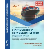 GUIDE TO CBLR ONLINE EXAM 2025 (REGULATION 6-F CARD) 6TH EDITION BY A.BALACHANDRA BHARATHI