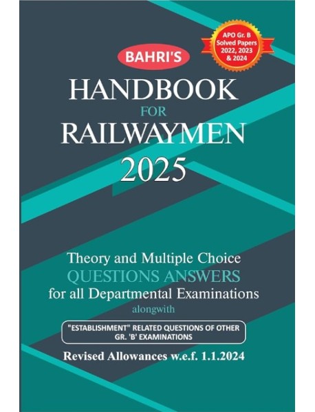 HANDBOOK FOR RAILWAYMEN 2025 PUBLISHED BY BAHRI BROTHERS