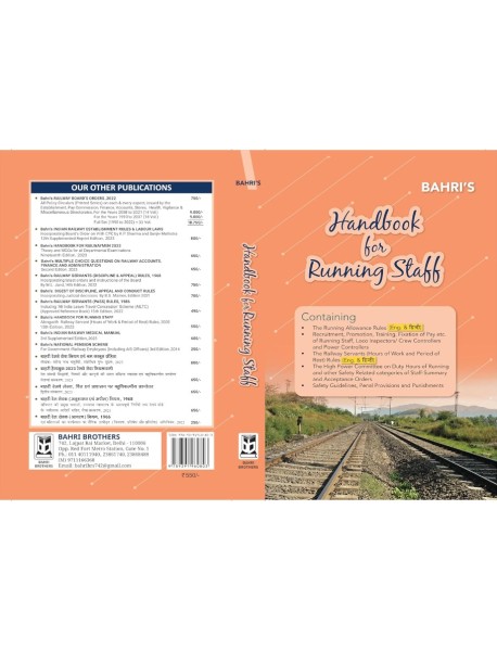 HANDBOOK FOR RUNNING STAFF 