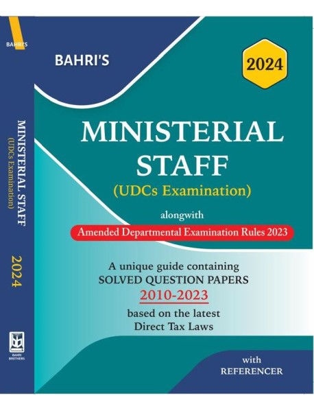 MINISTERIAL STAFF (UDCs EXAMINATION) EDITION 2024 PUBLISHED BY BAHRI BROTHERS