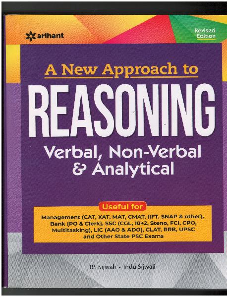  NEW APPROACH REASONING VERBAL NON VERBAL ANALYTICAL