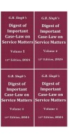 Digest Of Important Case Law on Service Matters by G.B.Singh 13th Edition 2024 in 4 Volumes